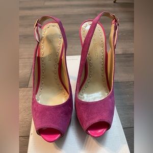 Pink high heels (Enzo Angiolini) Size 6 US